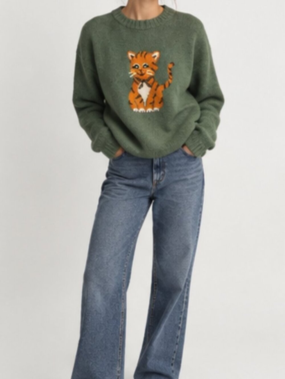 NWT Picture jacquard sweater - Picture 4 of 7